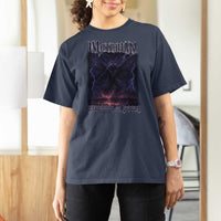 Mothman T Shirt For Women Black Bridge Folk Horror Cryptid Fan