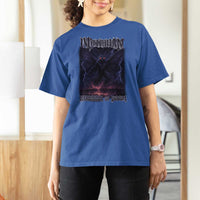 Mothman T Shirt For Women Black Bridge Folk Horror Cryptid Fan