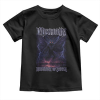 Mothman Toddler T Shirt Black Bridge Folk Horror Cryptid Fan