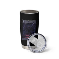 Mothman Tumbler Cup Black Bridge Folk Horror Cryptid Fan