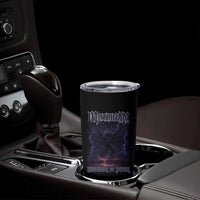 Mothman Tumbler Cup Black Bridge Folk Horror Cryptid Fan