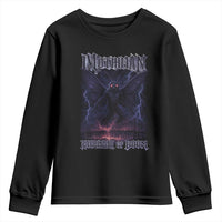 Mothman Youth Sweatshirt Black Bridge Folk Horror Cryptid Fan