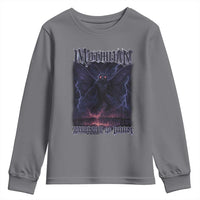 Mothman Youth Sweatshirt Black Bridge Folk Horror Cryptid Fan