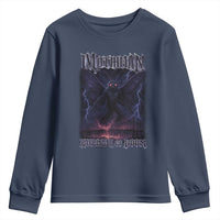 Mothman Youth Sweatshirt Black Bridge Folk Horror Cryptid Fan