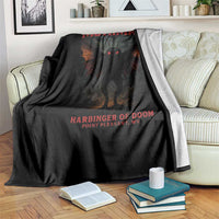 Mothman Throw Blanket Horror Harbinger of Doom Urban Myth Cryptid Creature - Wonder Print Shop