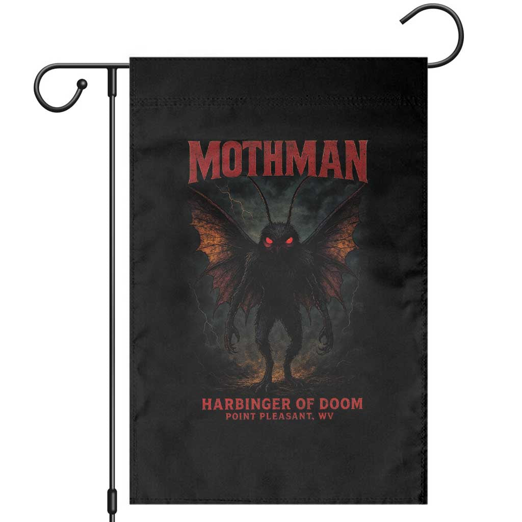 Mothman Garden Flag Horror Harbinger of Doom Urban Myth Cryptid Creature - Wonder Print Shop