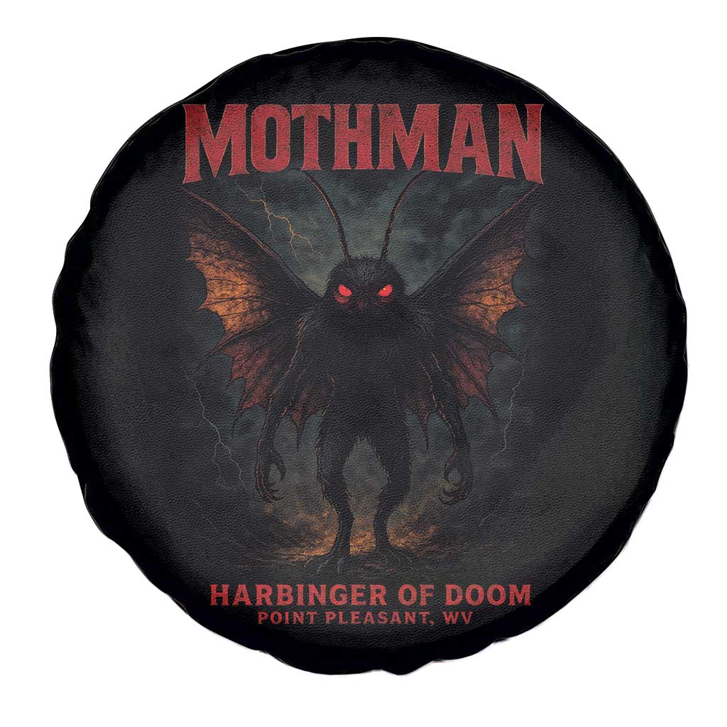 Mothman Spare Tire Cover Horror Harbinger of Doom Urban Myth Cryptid Creature - Wonder Print Shop