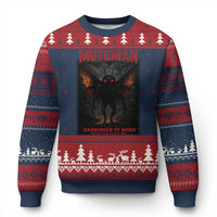 Mothman Ugly Christmas Sweater Horror Harbinger of Doom Urban Myth Cryptid Creature - Wonder Print Shop