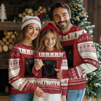 Mothman Ugly Christmas Sweater Horror Harbinger of Doom Urban Myth Cryptid Creature - Wonder Print Shop