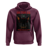 Mothman Hoodie Horror Harbinger of Doom Urban Myth Cryptid Creature - Wonder Print Shop