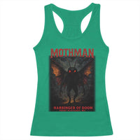 Mothman Racerback Tank Top Horror Harbinger of Doom Urban Myth Cryptid Creature - Wonder Print Shop