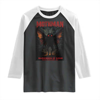Mothman Raglan Shirt Horror Harbinger of Doom Urban Myth Cryptid Creature - Wonder Print Shop