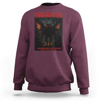 Mothman Sweatshirt Horror Harbinger of Doom Urban Myth Cryptid Creature - Wonder Print Shop
