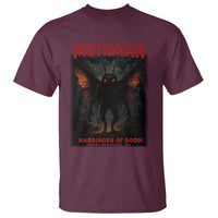 Mothman T Shirt Horror Harbinger of Doom Urban Myth Cryptid Creature - Wonder Print Shop