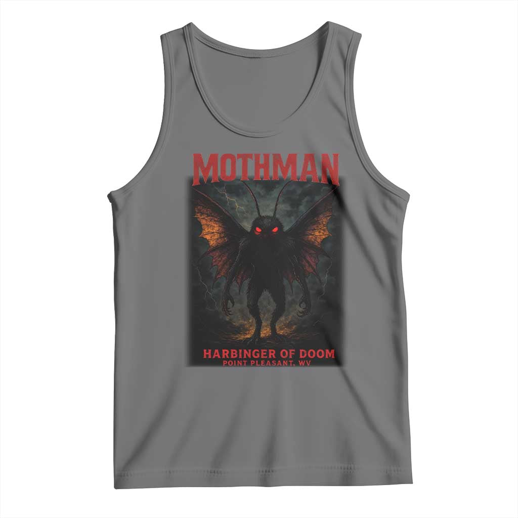 Mothman Tank Top Horror Harbinger of Doom Urban Myth Cryptid Creature - Wonder Print Shop