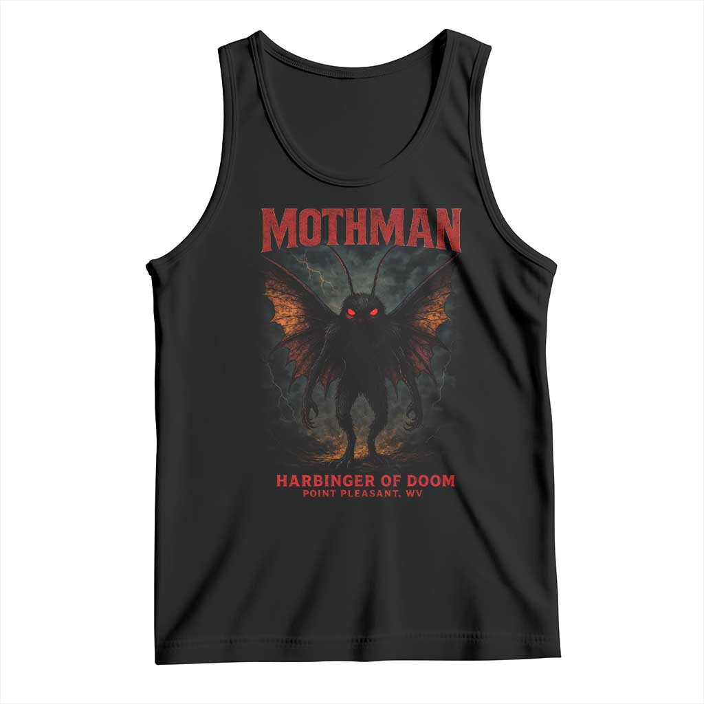 Mothman Tank Top Horror Harbinger of Doom Urban Myth Cryptid Creature - Wonder Print Shop