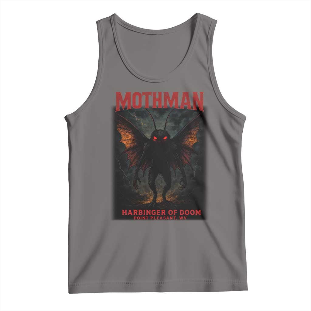Mothman Tank Top Horror Harbinger of Doom Urban Myth Cryptid Creature - Wonder Print Shop