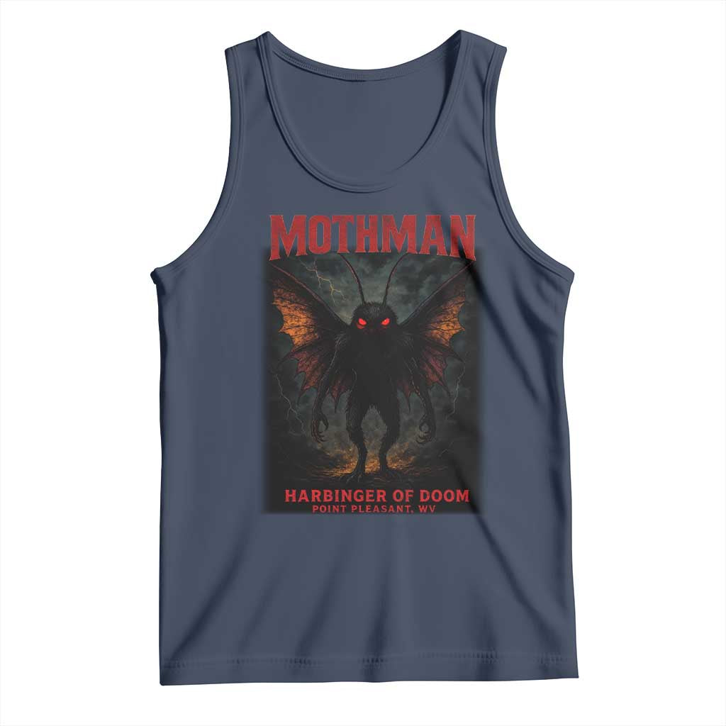 Mothman Tank Top Horror Harbinger of Doom Urban Myth Cryptid Creature - Wonder Print Shop