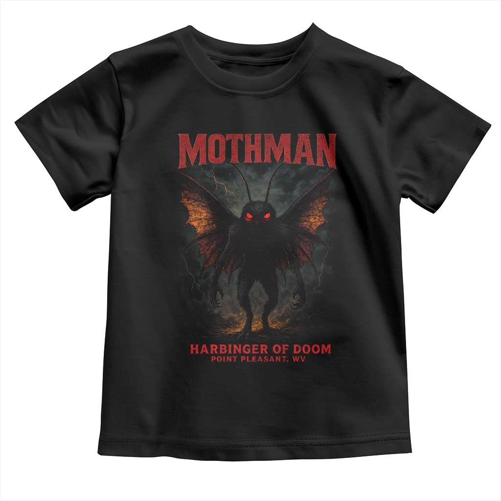 Mothman Toddler T Shirt Horror Harbinger of Doom Urban Myth Cryptid Creature - Wonder Print Shop