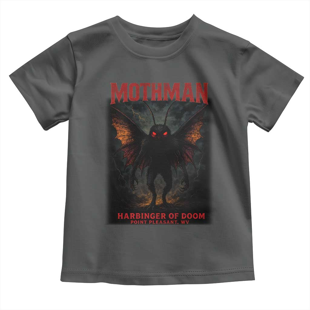 Mothman Toddler T Shirt Horror Harbinger of Doom Urban Myth Cryptid Creature - Wonder Print Shop
