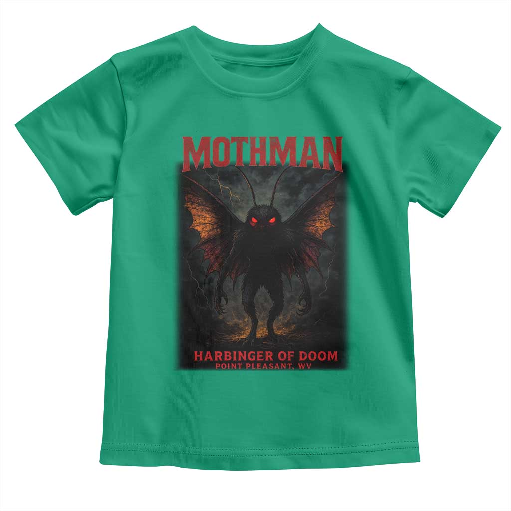 Mothman Toddler T Shirt Horror Harbinger of Doom Urban Myth Cryptid Creature - Wonder Print Shop