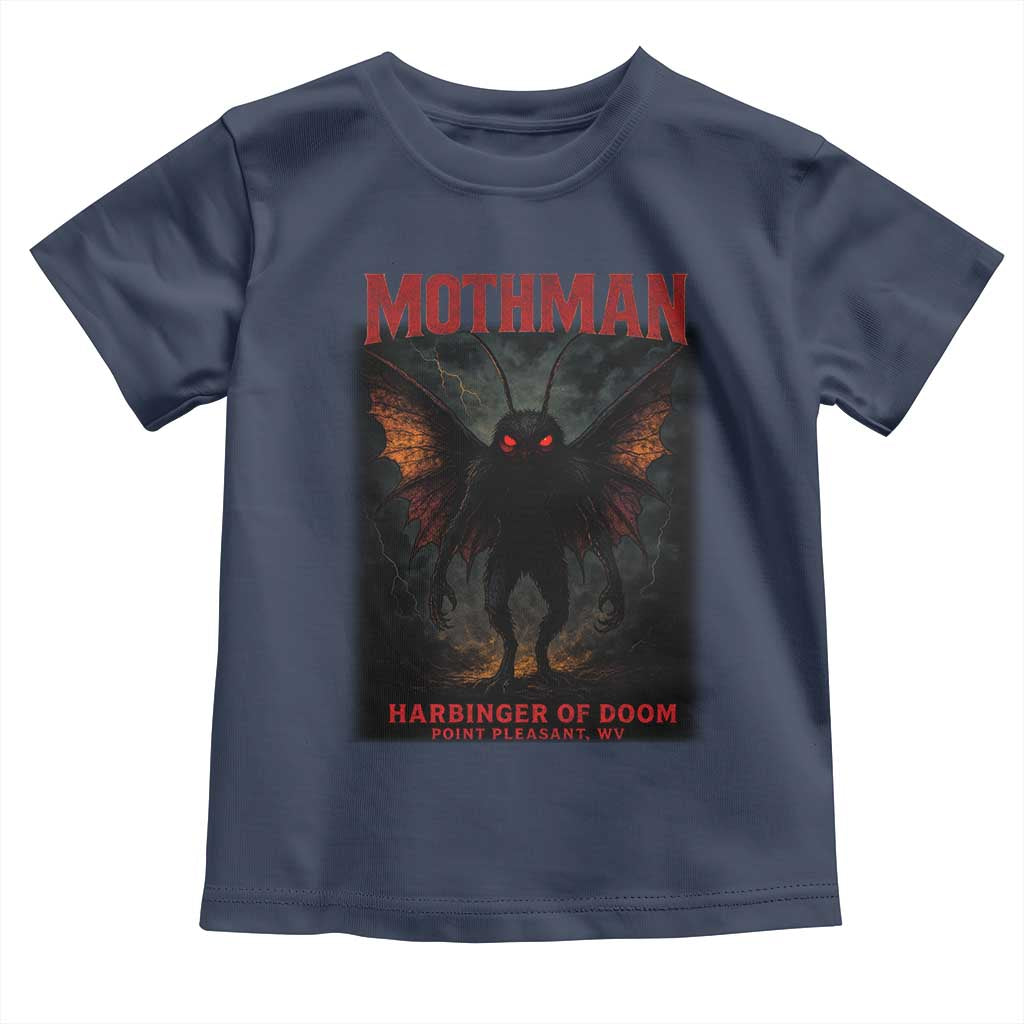 Mothman Toddler T Shirt Horror Harbinger of Doom Urban Myth Cryptid Creature - Wonder Print Shop