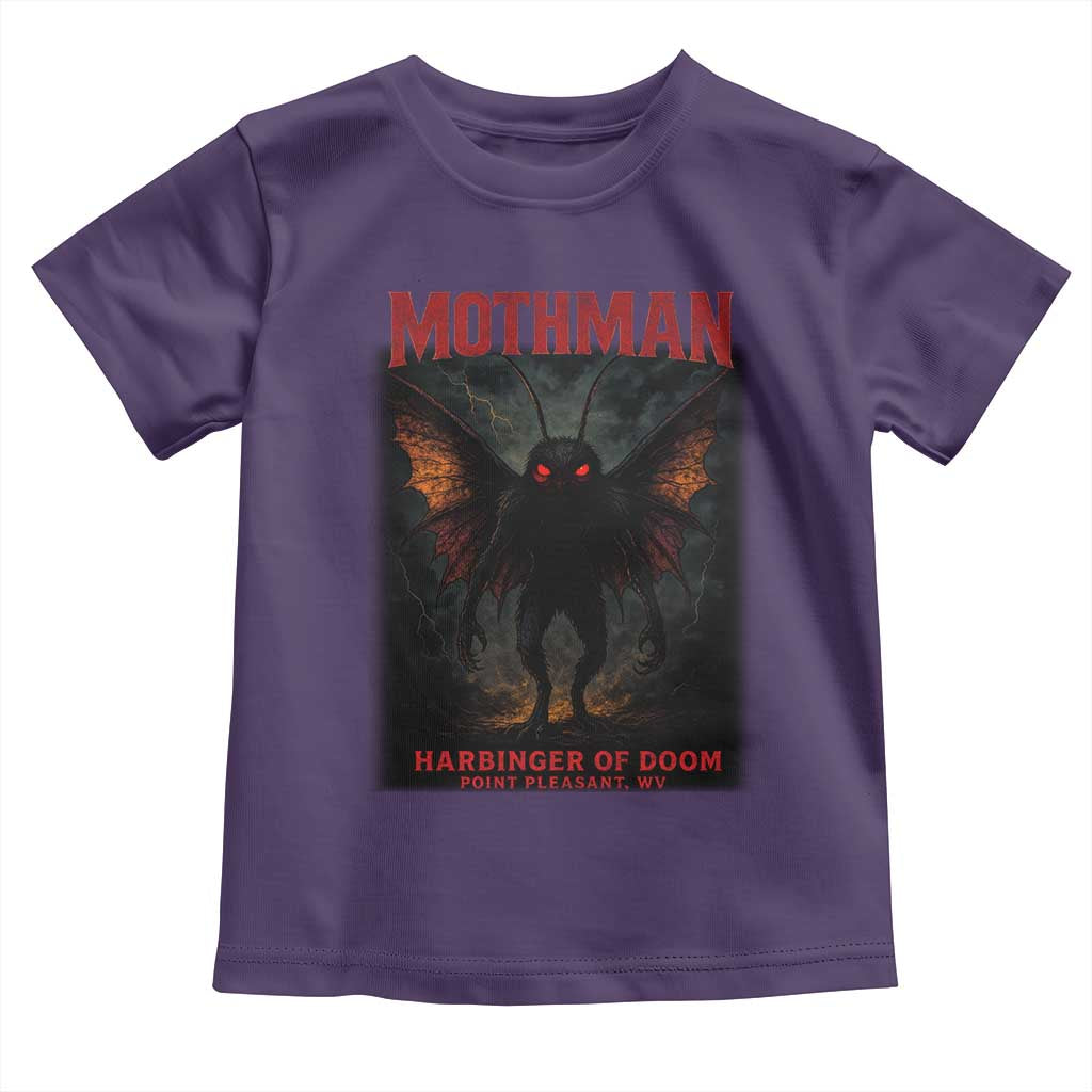 Mothman Toddler T Shirt Horror Harbinger of Doom Urban Myth Cryptid Creature - Wonder Print Shop
