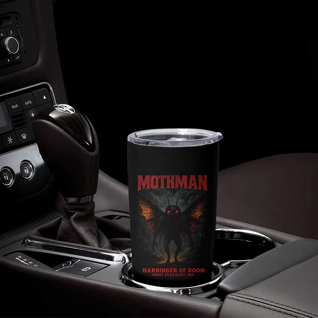 Mothman Tumbler Cup Horror Harbinger of Doom Urban Myth Cryptid Creature - Wonder Print Shop