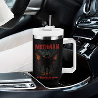 Mothman Tumbler With Handle Horror Harbinger of Doom Urban Myth Cryptid Creature - Wonder Print Shop