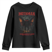 Mothman Youth Sweatshirt Horror Harbinger of Doom Urban Myth Cryptid Creature - Wonder Print Shop