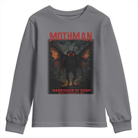 Mothman Youth Sweatshirt Horror Harbinger of Doom Urban Myth Cryptid Creature - Wonder Print Shop