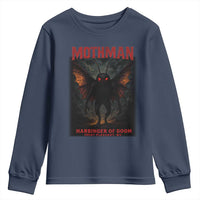 Mothman Youth Sweatshirt Horror Harbinger of Doom Urban Myth Cryptid Creature - Wonder Print Shop