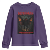 Mothman Youth Sweatshirt Horror Harbinger of Doom Urban Myth Cryptid Creature - Wonder Print Shop