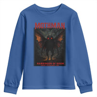 Mothman Youth Sweatshirt Horror Harbinger of Doom Urban Myth Cryptid Creature - Wonder Print Shop