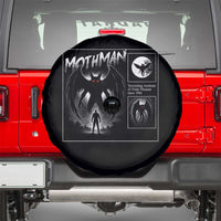 Mothman Spare Tire Cover Retro Horror Manga Urban Myth Cryptid Creature - Wonder Print Shop