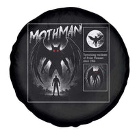 Mothman Spare Tire Cover Retro Horror Manga Urban Myth Cryptid Creature - Wonder Print Shop