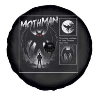 Mothman Spare Tire Cover Retro Horror Manga Urban Myth Cryptid Creature - Wonder Print Shop
