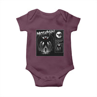 Mothman Baby Onesie Retro Horror Manga Urban Myth Cryptid Creature - Wonder Print Shop
