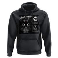 Mothman Hoodie Retro Horror Manga Urban Myth Cryptid Creature - Wonder Print Shop