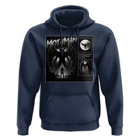 Mothman Hoodie Retro Horror Manga Urban Myth Cryptid Creature - Wonder Print Shop