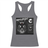 Mothman Racerback Tank Top Retro Horror Manga Urban Myth Cryptid Creature - Wonder Print Shop