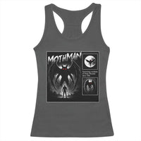 Mothman Racerback Tank Top Retro Horror Manga Urban Myth Cryptid Creature - Wonder Print Shop