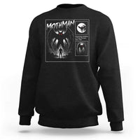 Mothman Sweatshirt Retro Horror Manga Urban Myth Cryptid Creature - Wonder Print Shop