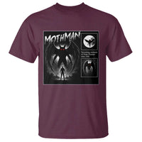 Mothman T Shirt Retro Horror Manga Urban Myth Cryptid Creature - Wonder Print Shop