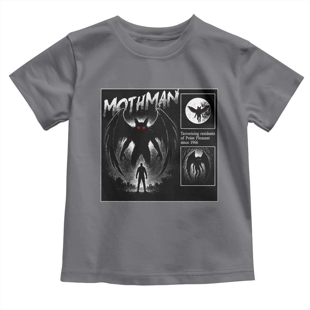 Mothman Toddler T Shirt Retro Horror Manga Urban Myth Cryptid Creature - Wonder Print Shop