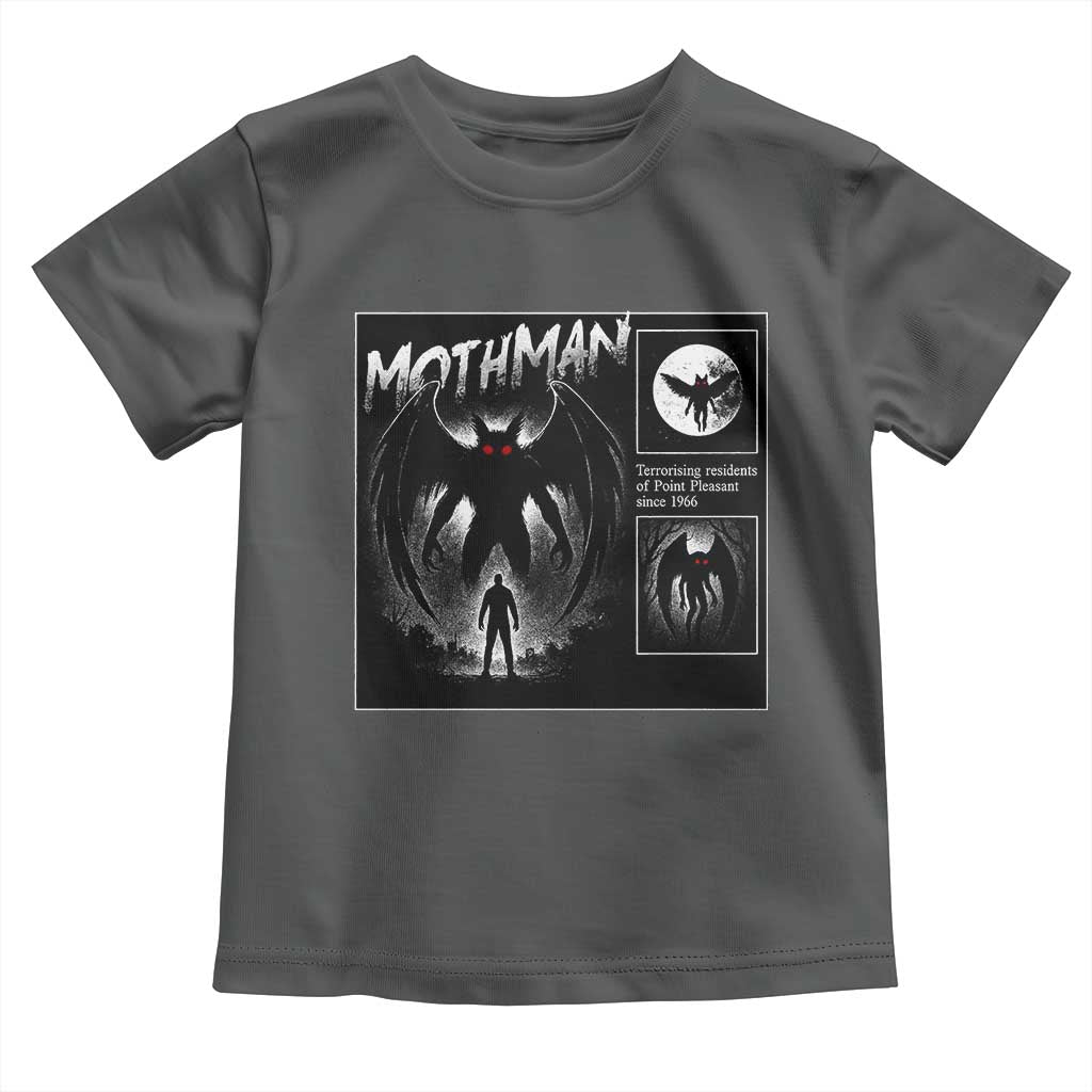 Mothman Toddler T Shirt Retro Horror Manga Urban Myth Cryptid Creature - Wonder Print Shop