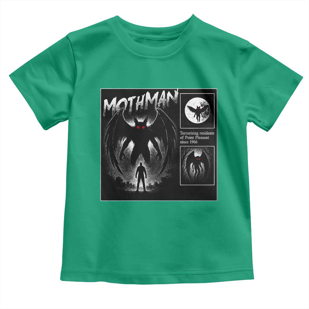 Mothman Toddler T Shirt Retro Horror Manga Urban Myth Cryptid Creature - Wonder Print Shop