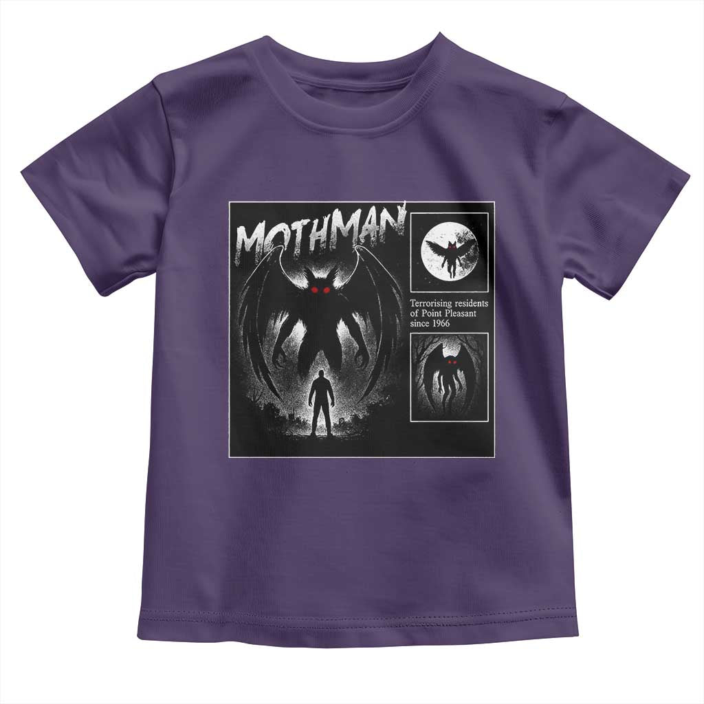 Mothman Toddler T Shirt Retro Horror Manga Urban Myth Cryptid Creature - Wonder Print Shop