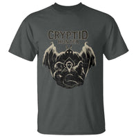 Retro Cryptid Hunter T Shirt Mothman Bigfoot Loch Ness Monster Cryptids - Wonder Print Shop