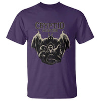 Retro Cryptid Hunter T Shirt Mothman Bigfoot Loch Ness Monster Cryptids - Wonder Print Shop